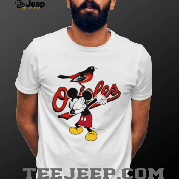 Baltimore Orioles Baseball Dabbing Mickey Disney Shirt
