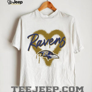 Baltimore Ravens Football spray heart shirt