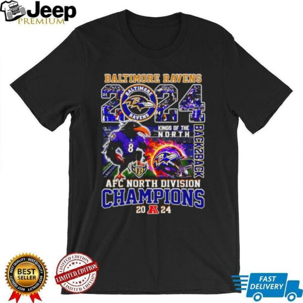 Baltimore Ravens Kings of the North 2024 AFC North Division Champions shirt