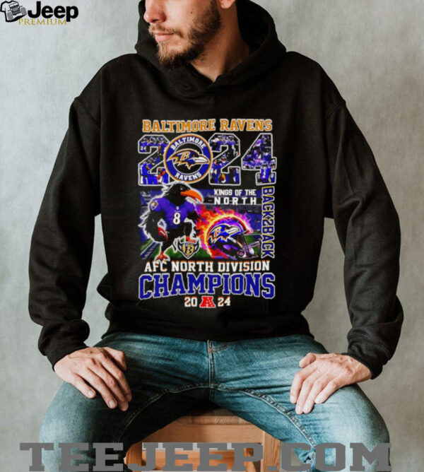 Baltimore Ravens Kings of the North 2024 AFC North Division Champions shirt