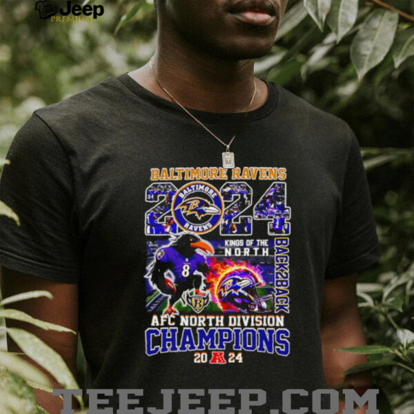 Baltimore Ravens Kings of the North 2024 AFC North Division Champions shirt