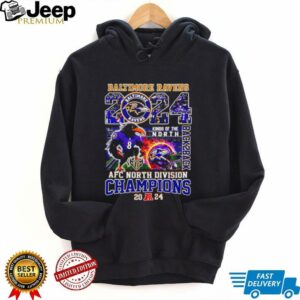 Baltimore Ravens Kings of the North 2024 AFC North Division Champions shirt