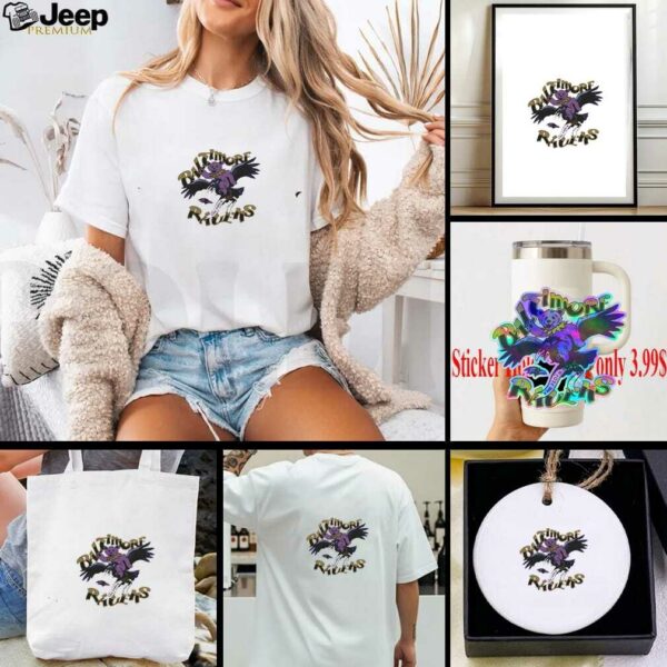 Baltimore Ravens NFL x Grateful Dead shirt