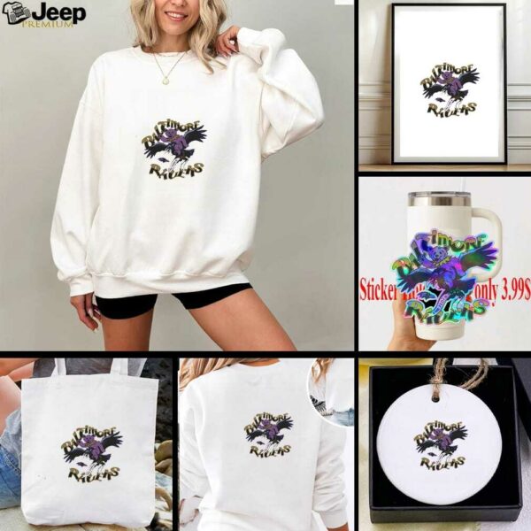 Baltimore Ravens NFL x Grateful Dead shirt