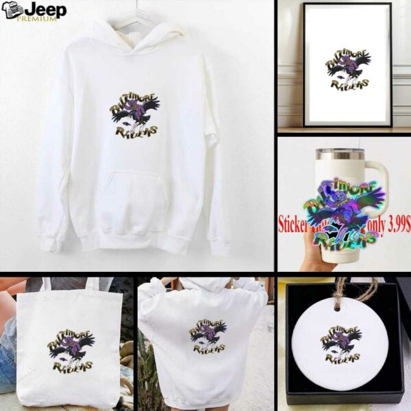 Baltimore Ravens NFL x Grateful Dead shirt