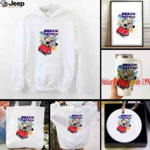 Beach Patrol cartoon shirt