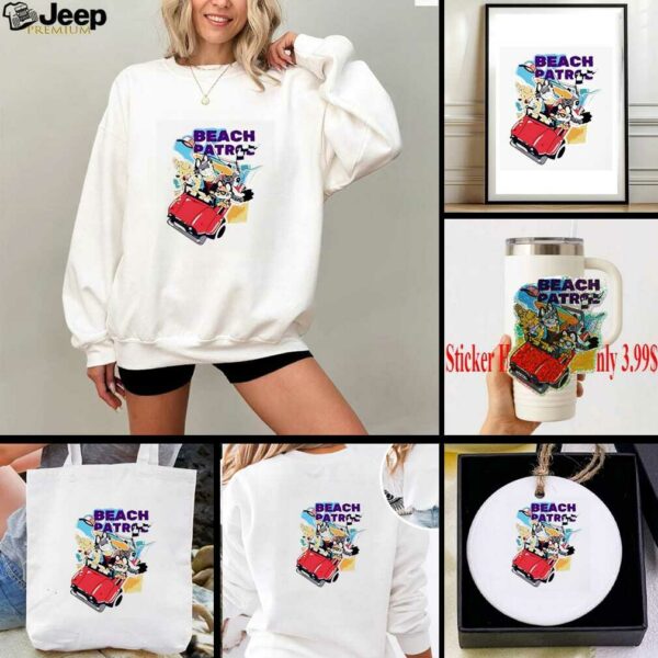 Beach Patrol cartoon shirt