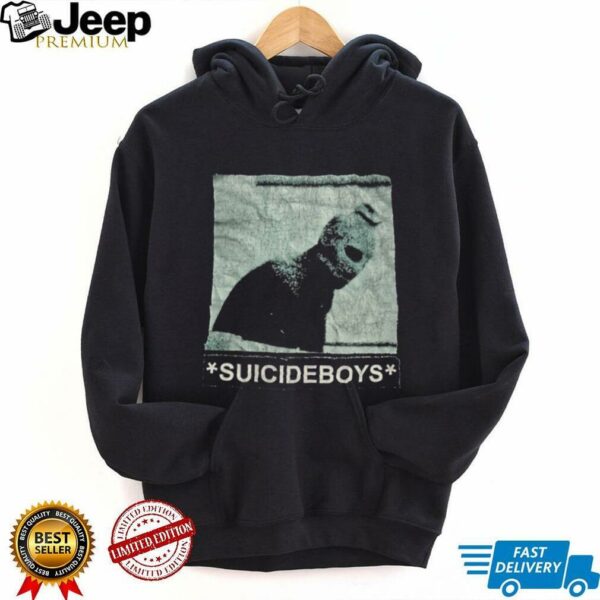 Black SUICIDEBOYS Balaclava Graphic T Shirt
