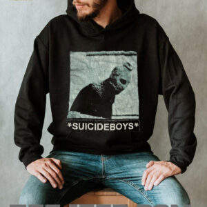 Black SUICIDEBOYS Balaclava Graphic T Shirt