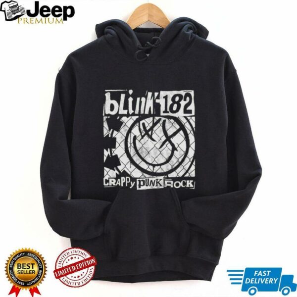 Blink 182 Crappy Punk Rock Smile Logo Tour Shirt