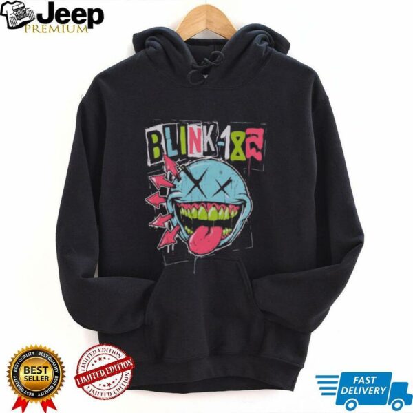 Blink 182 Green Teeth Smile Logo T Shirt