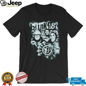 Blink 182 One More Time Green Portrait T Shirt