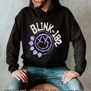 Blink 182 Purple Smile Logo T Shirt