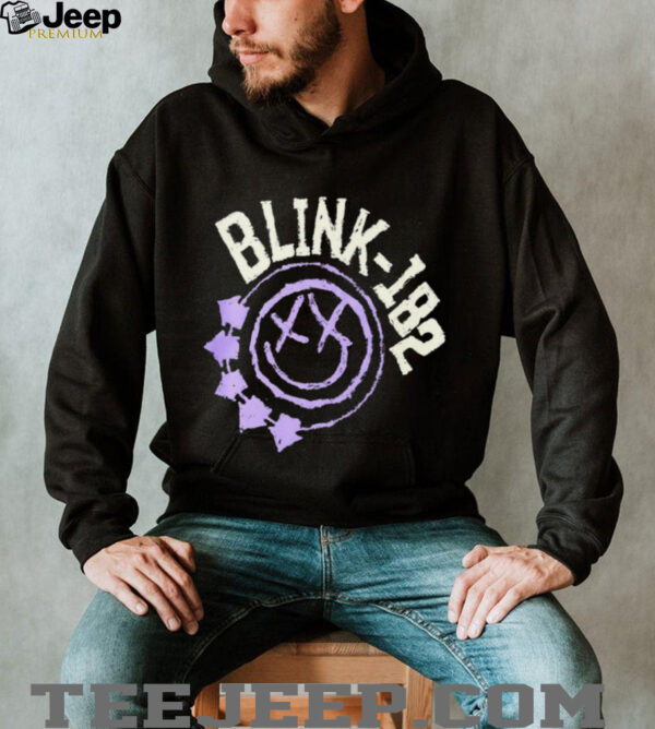Blink 182 Purple Smile Logo T Shirt