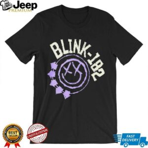 Blink 182 Purple Smile Logo T Shirt