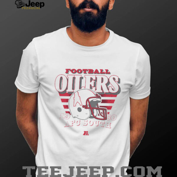 Blue Tennessee Oilers Stripe Splash Franklin Throwback T Shirt