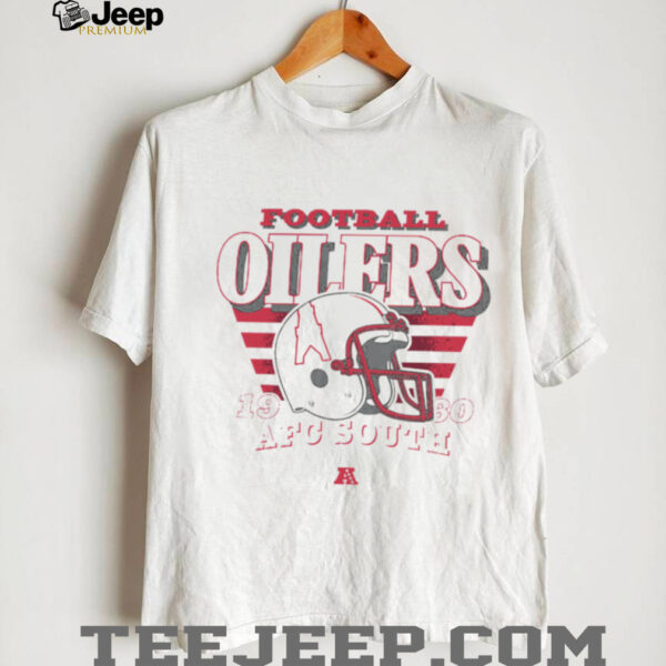 Blue Tennessee Oilers Stripe Splash Franklin Throwback T Shirt