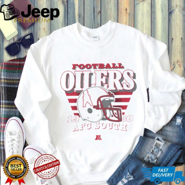 Blue Tennessee Oilers Stripe Splash Franklin Throwback T Shirt