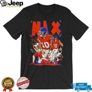 Bo Nix Cartoon Style Denver Football shirt