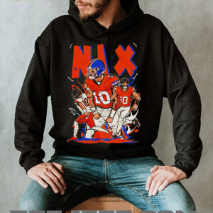 Bo Nix Cartoon Style Denver Football shirt