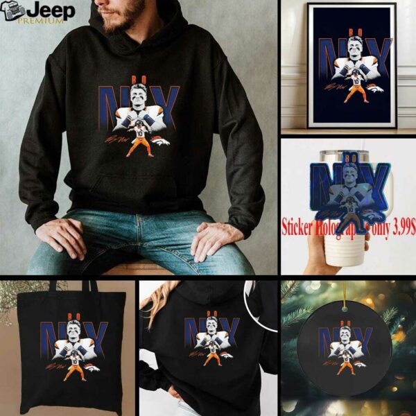 Bo Nix Denver Broncos Humble Shadow player siganture shirt