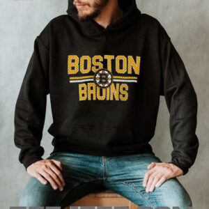 Boston Bruins Mesh Look Team Name Logo Shirt