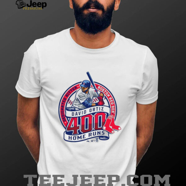 Boston Red Sox Legend David Ortiz 400 Home Runs shirt