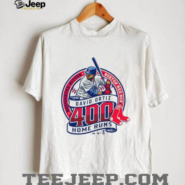 Boston Red Sox Legend David Ortiz 400 Home Runs shirt