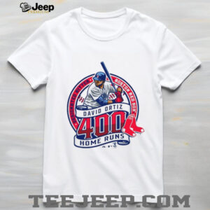 Boston Red Sox Legend David Ortiz 400 Home Runs shirt