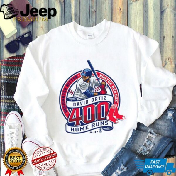 Boston Red Sox Legend David Ortiz 400 Home Runs shirt
