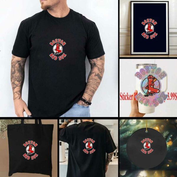 Boston Red Sox baseball vintage old logo shirt
