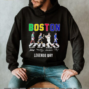 Boston sport legends way abbey road signature shirt