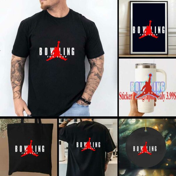 Bowling For Soup Slam Dunk Red Jumpman Parody Shirt