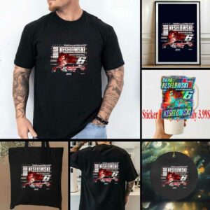Brad Keselowski Checkered Flag Sports Build Submarines.com Patriotic Car T Shirt