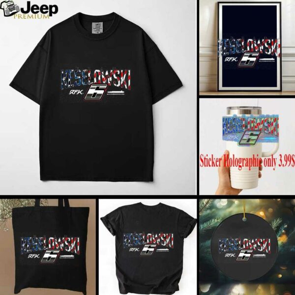 Brad Keselowski Heather BuildSubmarines.com Patriotic Car T Shirt