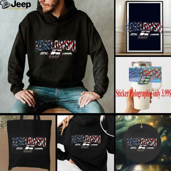 Brad Keselowski Heather BuildSubmarines.com Patriotic Car T Shirt