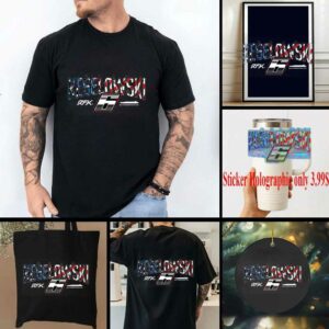 Brad Keselowski Heather BuildSubmarines.com Patriotic Car T Shirt