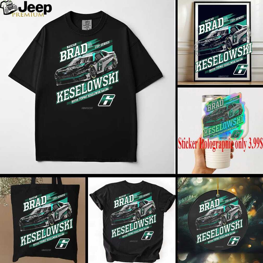 Brad Keselowski RFK Racing Black Car T Shirt Brad Keselowski RFK Racing Black Car T Shirt