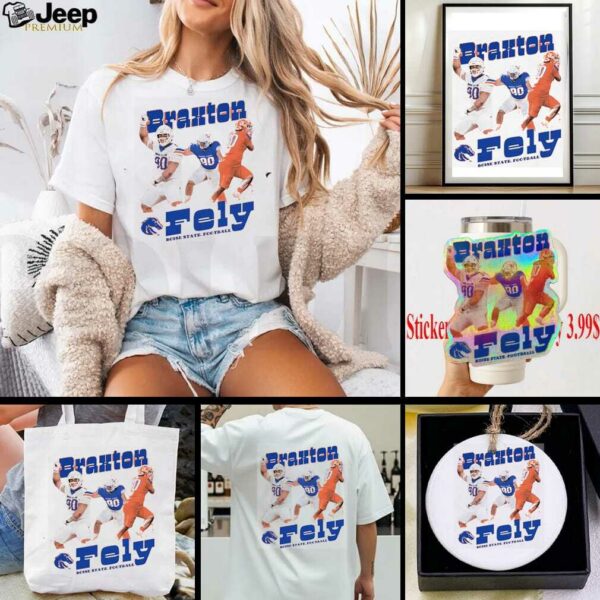 Braxton Fely Boise State Football Logo Shirt