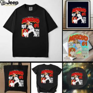 Bronson Arroyo Cincinnati Reds let’s go red machine comic shirt