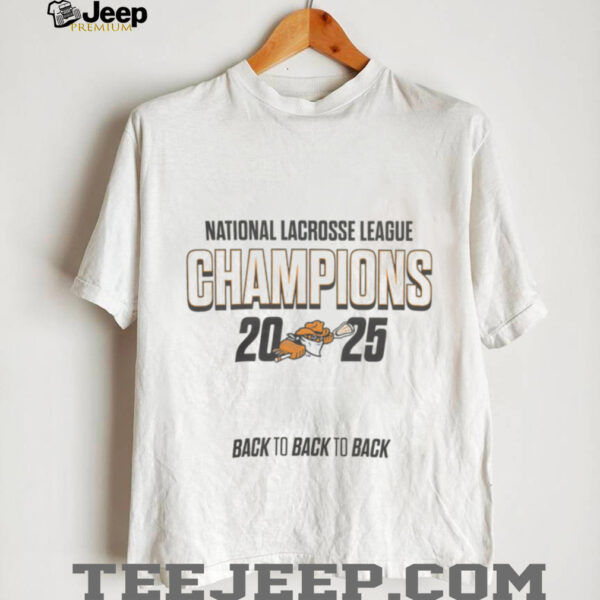 Buffalo Bandits 2025 NLL Champions Official White T Shirt