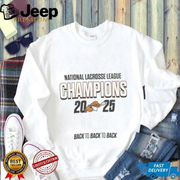 Buffalo Bandits 2025 NLL Champions Official White T Shirt