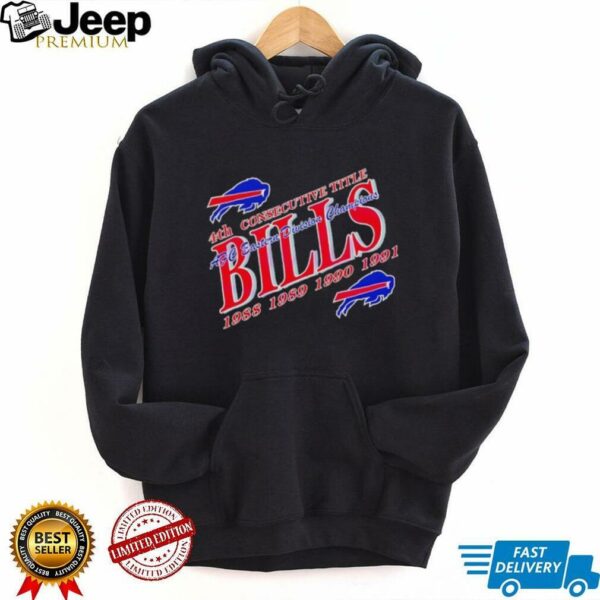 Buffalo Bills 4th Consecutive Title NFL Eastern Division Champions Shirt