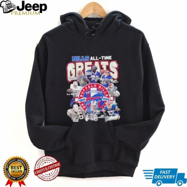Buffalo Bills Legends All Time Greats 1959 2025 Signatures shirt