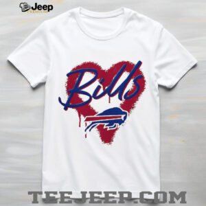 Buffalo Bills NFL spray heart 2025 shirt