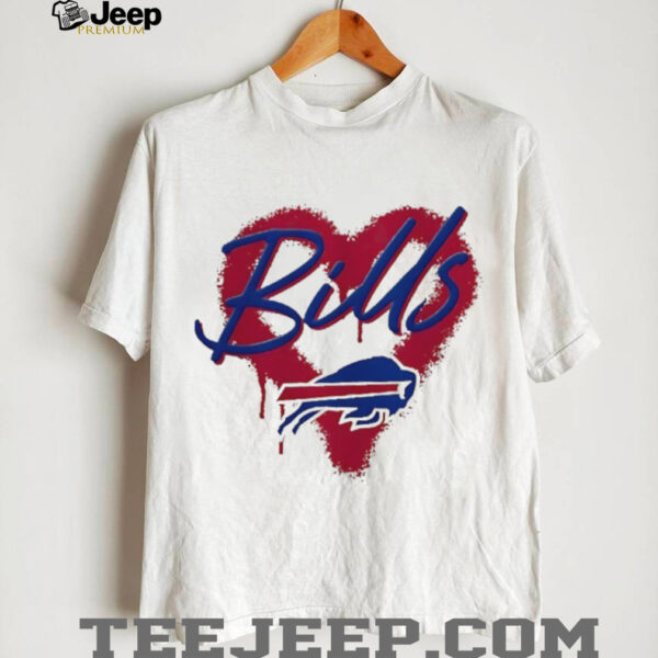 Buffalo Bills NFL spray heart 2025 shirt