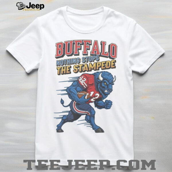 Buffalo Football Nothing Stops The Stampede Vintage Mascot Shirt