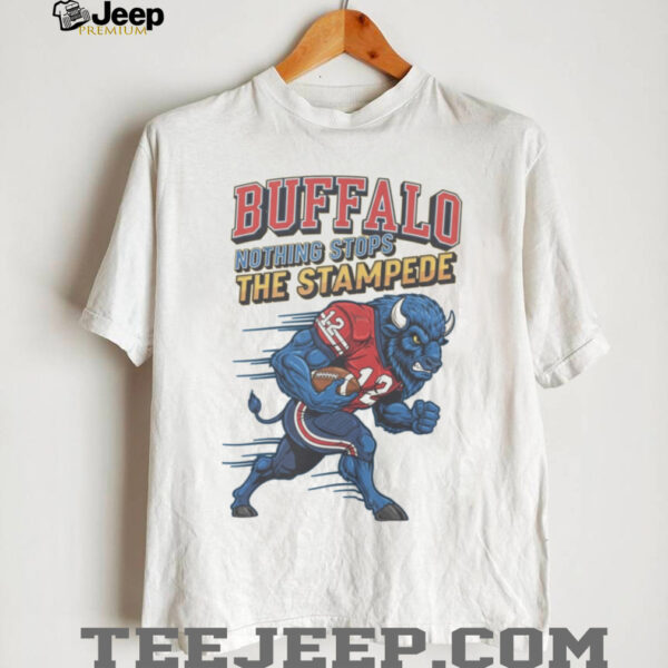 Buffalo Football Nothing Stops The Stampede Vintage Mascot Shirt