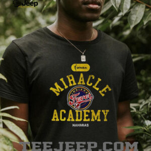 Caitlin Clark wearing Indiana Fever Miracle Academy WNBA Basketball shirt