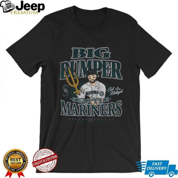 Cal Raleigh Navy Seattle Mariners Player Graphic T Shirt